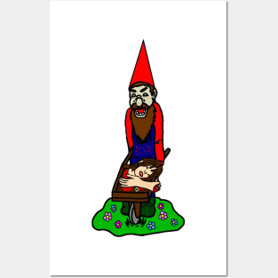 Zombie Gnome Posters and Art